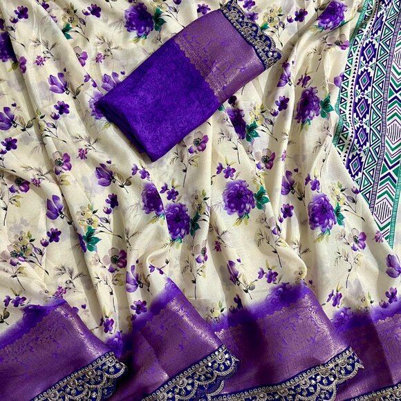 Tushar silk saree - Picture 5 of 5